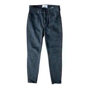 Everlane Women’s Washed Black High Rise Skinny Jeans, Size 27 Regular
